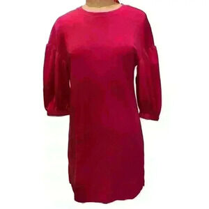 Anthem The Label Fuchsia Balloon Sleeve Mini Dress NWT Size S